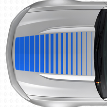 Strobe-Style Motorhauben-Vinylaufkleber für Musclecar Musclecarmodel 2015-2020_2