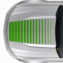 Strobe-Style Motorhauben-Vinylaufkleber für Musclecar Musclecarmodel 2015-2020_3