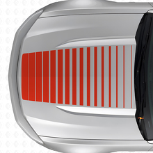 Strobe-Style Motorhauben-Vinylaufkleber für Musclecar Musclecarmodel 2015-2020_4