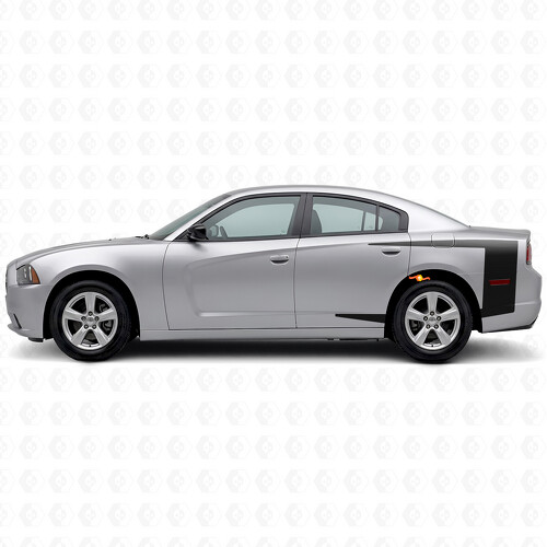 Schulterband-Streifen Seitenteil Vinyl-Aufkleber für Dodge Charger 2011-2014