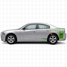 Individuelle Tail Band Streifen Seitenwand Vinyl Aufkleber Sticker für Dodge Charger 2011-2014_3