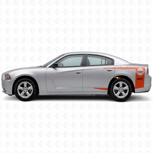 Individuelle Tail Band Streifen Seitenwand Vinyl Aufkleber Sticker für Dodge Charger 2011-2014_4
