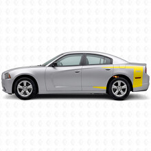 Benutzerdefinierte Akzentstreifen Seitenteile Vinyl-Aufkleber für Dodge Charger 2011-2014_5