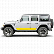 Gerade Streifen Seiten-Vinylaufkleber für Jeep Wrangler 2018-2027_6