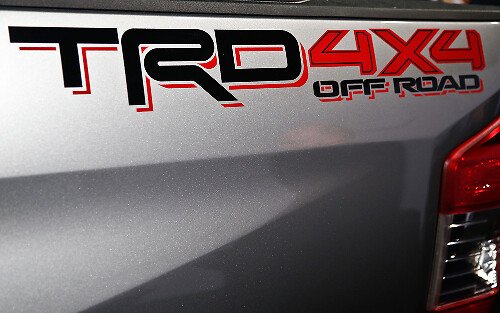 TRD Style 4x4 Offroad Bett Vinyl Aufkleber Set für Toyota Tacoma