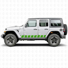 Block-Streifen Seiten-Vinylaufkleber für Jeep Wrangler 2018-2027_4