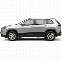Gerade Streifen Seiten-Vinyl-Aufkleber für Jeep Cherokee 2014-2023_2