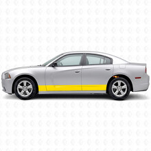 Gerade Streifen Seiten Vinyl Aufkleber Sticker für Dodge Charger 2011-2014_5