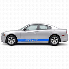 5,7L H/O Umriss-Streifen Seiten-Vinyl-Aufkleber für Dodge Charger 2011-2014_2