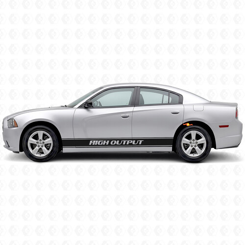 Hochleistungs-Konturstreifen Seiten-Vinylaufkleber für Dodge Charger 2011-2014