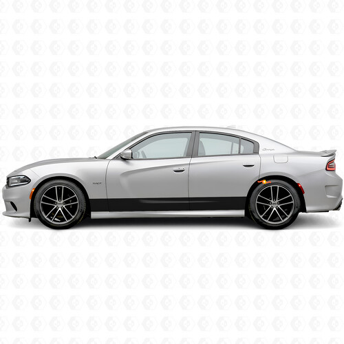 Gerade Streifen Seitenvinyl-Aufkleber für Dodge Charger 2015-2026