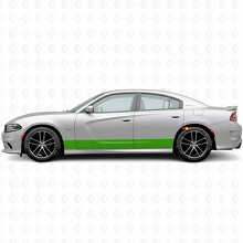 Gerade Streifen Seitenvinyl-Aufkleber für Dodge Charger 2015-2026_3