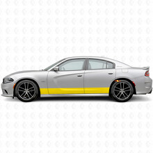 Gerade Streifen Seitenvinyl-Aufkleber für Dodge Charger 2015-2026_5