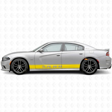 5,7L H/O Umriss-Streifen Seiten Vinyl Aufkleber für Dodge Charger 2015-2026_5