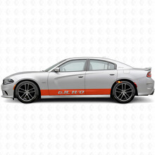 6,1L H/O Gerade Streifen Seiten-Vinyl-Aufkleber für Dodge Charger 2015-2026_4