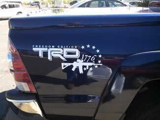 2 Seiten Toyota TRD Truck Off Road Freedom Edition 4x4 Toyota Racing Tacoma Decal Vinyl Aufkleber