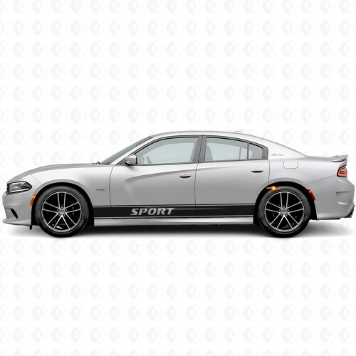Sport Outline Streifen Seiten Vinyl Aufkleber Sticker für Dodge Charger 2015-2026