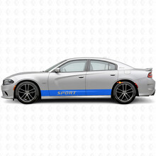 Sport Gerade Streifen Seiten Vinyl-Aufkleber für Dodge Charger 2015-2026_2