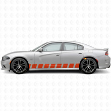 Block-Streifen Seiten-Vinylaufkleber für Dodge Charger 2015-2026_4