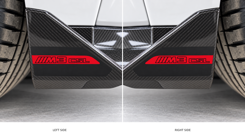 2 Stück für BMW M3 CSL Front Splitter Vinyl Aufkleber Paar für BMW M3 CSL 2024