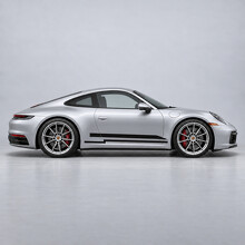 Heritage-Einlassstreifen Seiten-Vinylaufkleber für Porsche 911 2020_2