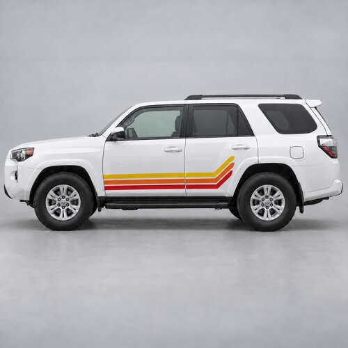 Heritage Low Sweep Streifen Seiten Vinyl Aufkleber für Toyota 4Runner N280 2009-2024_1