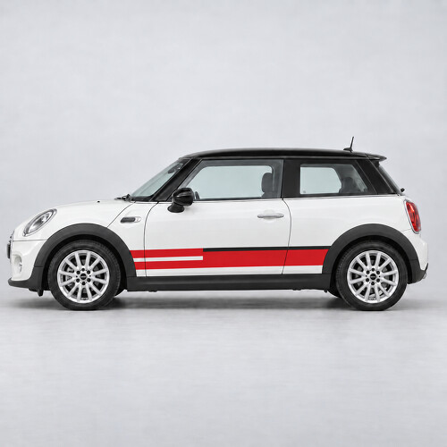 Club Sprint Streifen Seiten-Vinyl-Aufkleber für MINI Cooper 2014_1