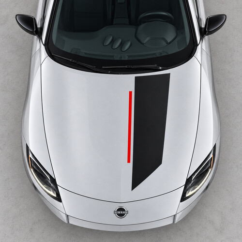 Offset Track Panel Hauben Vinyl-Aufkleber Sticker für Nissan Z 2023_1
