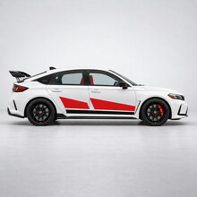 Apex Split Racing Grafik Seiten Vinyl Aufkleber für Honda Civic 2023_2