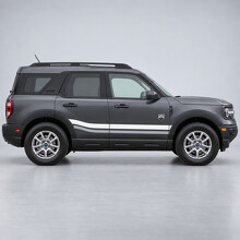 Doppelter Rücklauf Seiten-Vinylaufkleber für Ford Bronco Sport 2023_2