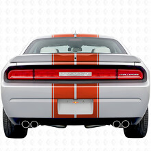 Doppelte Konturstreifen Komplettset Vinylaufkleber für Dodge Challenger 2008-2014_6