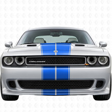 Doppelte Konturstreifen Komplettset Vinylaufkleber für Dodge Challenger 2008-2014_7