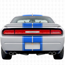 Doppelte Konturstreifen Komplettset Vinylaufkleber für Dodge Challenger 2008-2014_9