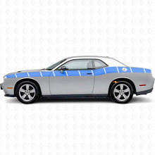 Strobe-Streifen Seiten-Vinylaufkleber für Dodge Challenger_2