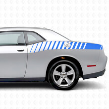 Strobe-Streifen Heckseitiger Vinyl-Aufkleber für Dodge Challenger_2