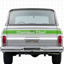 Cherokee Chief Heckklappen Vinyl-Aufkleber für Jeep Cherokee 1981-83_3