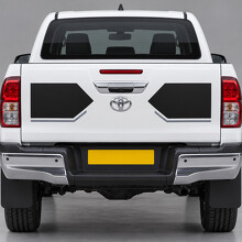 Inward Wings Heckklappen Vinyl-Aufkleber für Toyota Hilux Doppelkabine 2016-2020 Vor 2020 Facelift_2