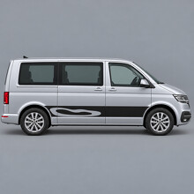 Contour Lagoon Seiten Vinyl Aufkleber für Volkswagen Multivan T6.1 SWB 2019-2024_2