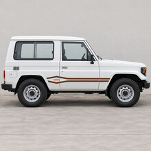 Gabelband Seiten-Vinylaufkleber für Toyota Land Cruiser BJ70 SWB 1984-1990_2
