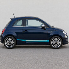 Wasserlinien-Einlass Seiten-Vinylaufkleber für Fiat 500 Typ 312 Facelift 2015-2024_2