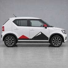Twin Peak Terrace Seiten Vinyl Aufkleber Sticker für Suzuki Ignis FF21S 2017-2020 Vor-Facelift_2