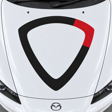 Rotor Open Core Hauben Vinylaufkleber für Mazda RX-8 SE3P 2008-2012 Facelift_2