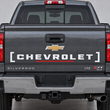 Haltertyp 1500 Heckklappen Vinylaufkleber Sticker für Chevrolet Silverado 2018_2