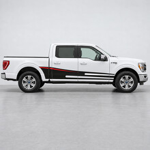 Speed Sail XLT SuperCrew 5,5-Fuß Ladeflächen-Seiten Vinyl-Aufkleber für Ford F-150 2024_2