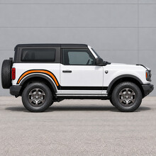 Große Schutzleiste Radlauf hinten 2-Türige Seiten-Vinylaufkleber für Ford Bronco 2024_2