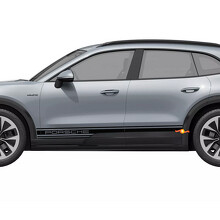 Markierte Streifen Schweller Vinylaufkleber für Porsche Cayenne Electric_3