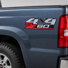 4x4 Z60 Hochleistung Vinyl-Aufkleber für Seitenteil GMC Sierra GMT900 2007-2013_2