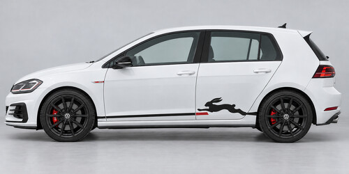 Rabbit Leap Seiten Vinyl Aufkleber für Volkswagen Golf GTI 2019_1