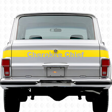 Cherokee Chief Streifen Heckklappen Vinyl-Aufkleber für Jeep Cherokee 1981-83_5