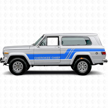 Cherokee Chief Streifen Seiten Vinyl Aufkleber für Jeep Cherokee 1981-83_2